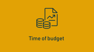 Read more about the article Time of budget